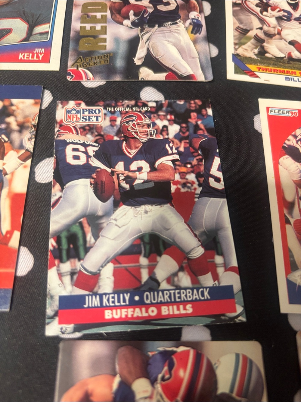 Buffalo Bills NFL Football Card Lot - Red White Blue Accents - Picture 5 of 10